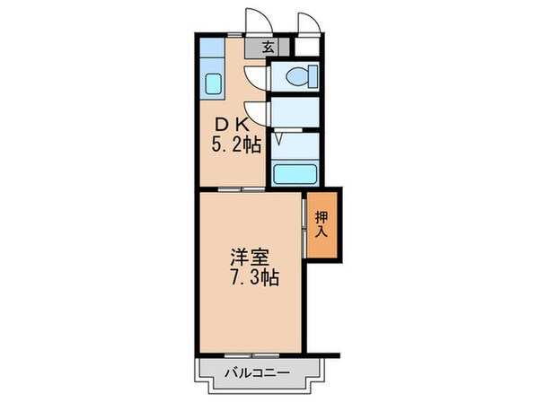 シャトレ梅満の物件間取画像